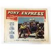 Image 1 : Pony Express original 1953 vintage lobby card