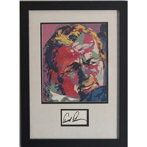 Arnold Palmer / Leroy Neiman signed collage