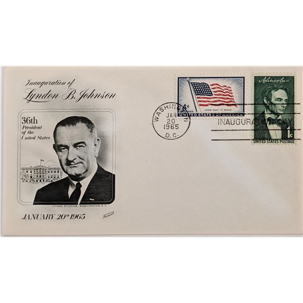 1965 Inauguration Of Lyndon B. Johnson First Day Cover - Jan. 20 1965