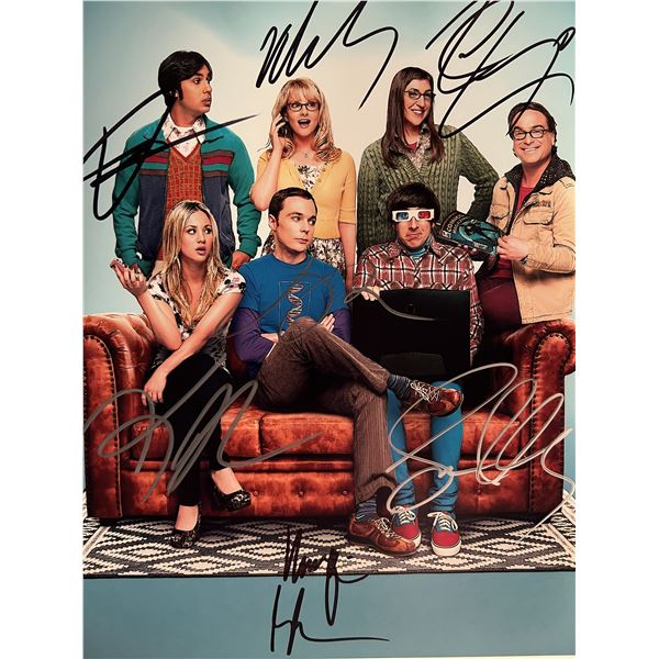 The Big Bang Theory cast signed photo