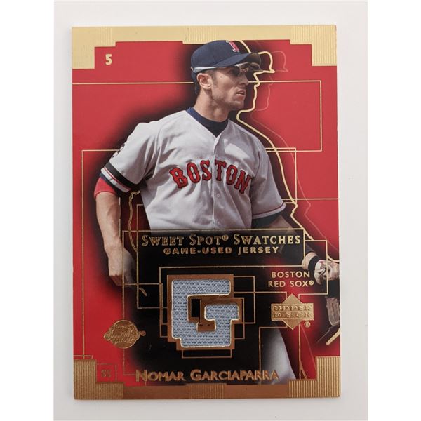 Nomar Garciaparra Baseball Trading Card with Game Used Jersey Swatch - Upper Deck Sweet Spot #NG1 20