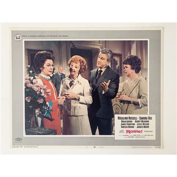 Rosie! original 1967 vintage lobby card