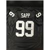 Image 1 : WARREN SAPP SIGNED L.A RAIDERS JERSEY ( 5 STAR COA)