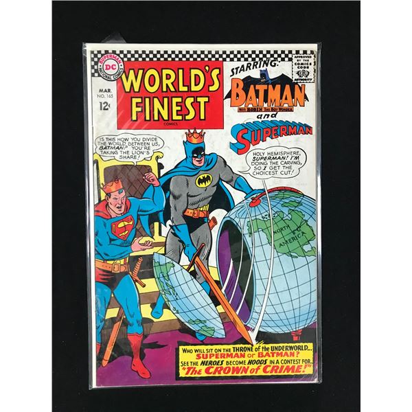 DC COMICS NO.165 WORLD'S FINEST BATMAN AND SUPERMAN