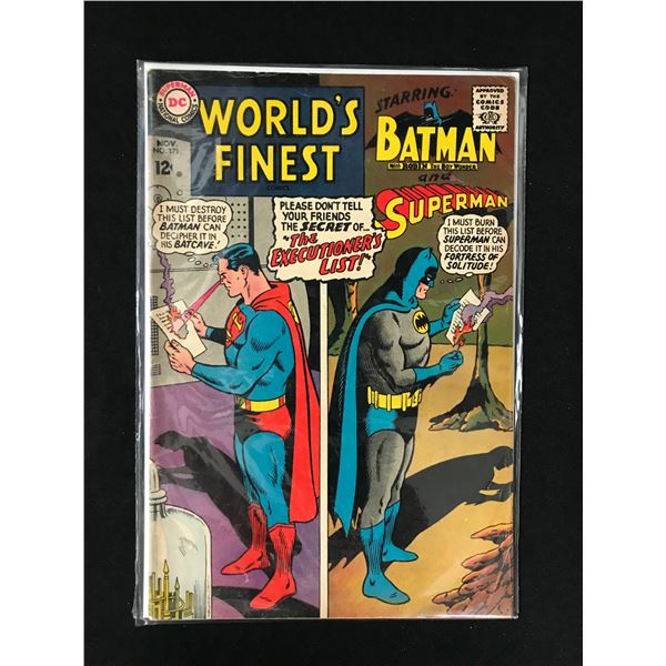 DC COMICS NO.171 WORLD'S FINEST BATMAN AND SUPERMAN