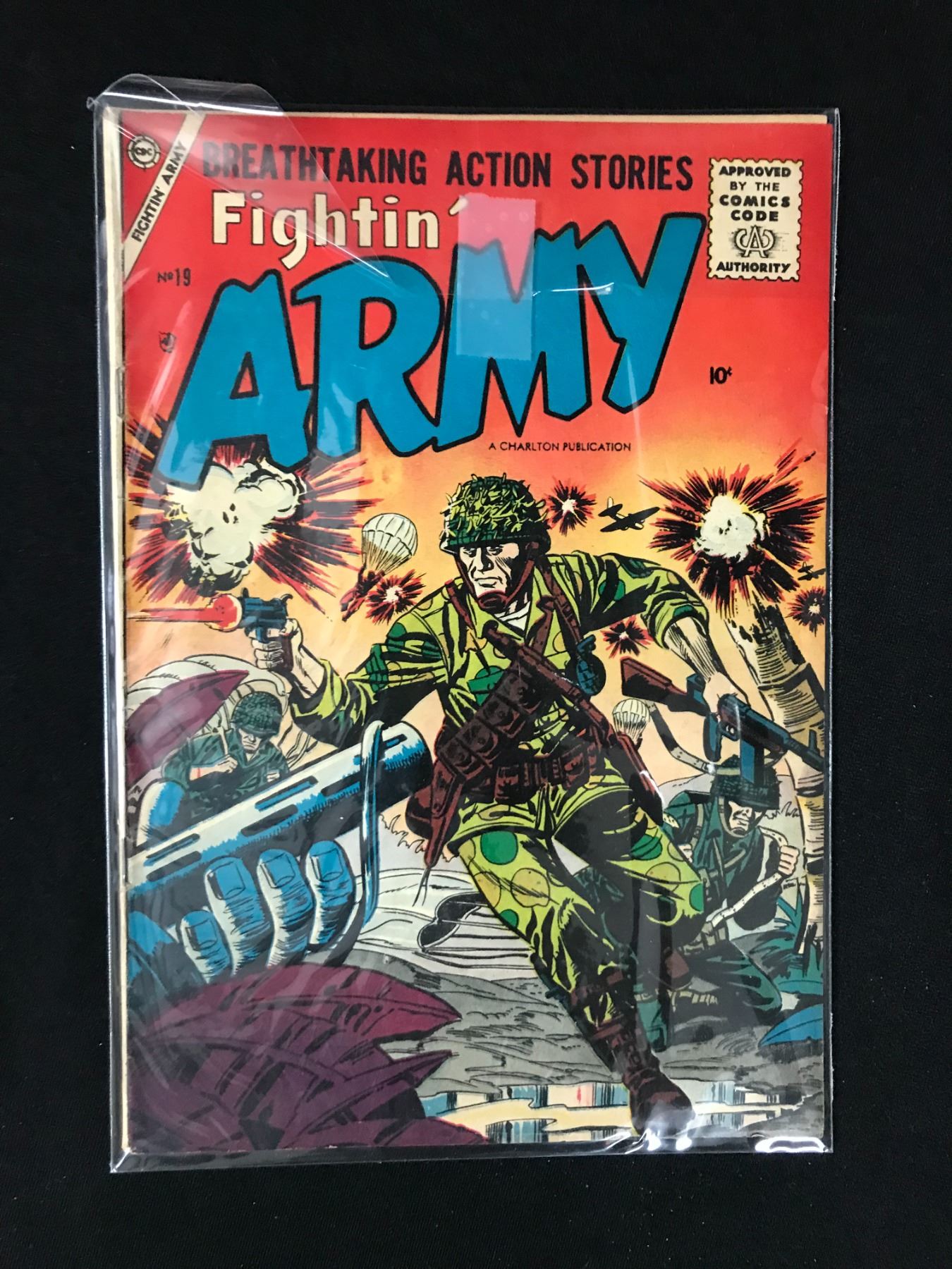 CDC COMICS NO.19 FIGHTIN ARMY GOLDEN AGE COMIC BOOK