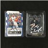 Image 1 : KYRIE IRVING AND ZACH WILSON SIGNED TRADING CARDS (PORO CERT COA)