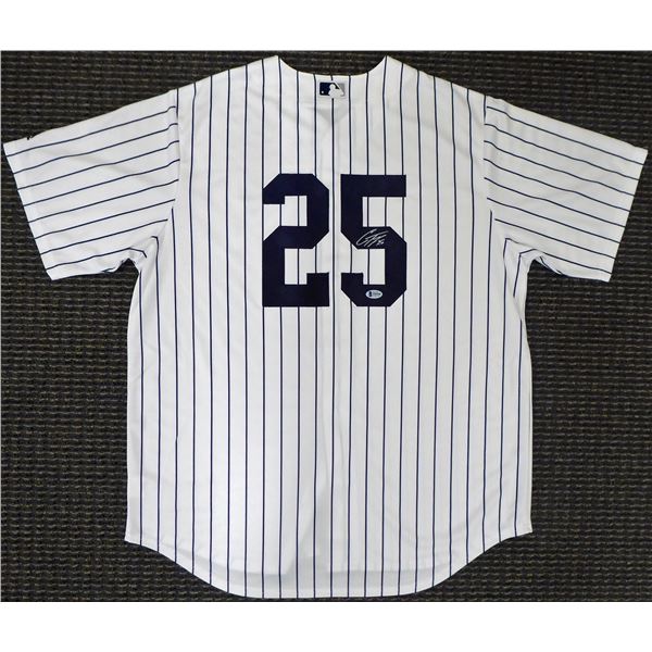 GLEYBER TORRES SIGNED NEW YORK YANKEES JERSEY (BECKETT COA)