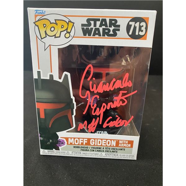 GIANCARLO ESPOSITO SIGNED STAR WARS MOFF GIDEON FUNKO POP INSCRIBED MOFF GIDEON (WWOC COA)