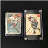 Image 1 : 1954 PARKHURST HOCKEY CARD LOT ( TED LINDSEY, GORDIE HANNIGAN)