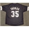Image 1 : FRANK THOMAS SIGNED CHICAGO WHITESOX BASEBALL JERSEY (BECKETT COA)