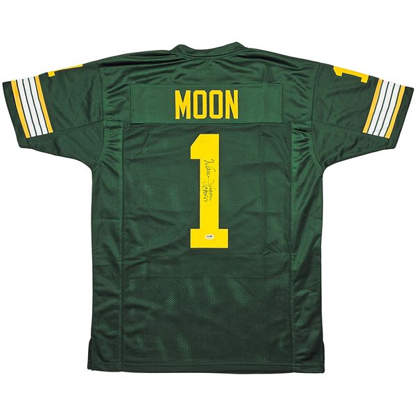 WARREN MOON SIGNED EDMPNTON ESKIMOS FOOTBALL JERSEY (BECKETT COA)