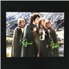 Image 1 : SEAN ASTIN AND ELIJAH WOOD DUAL SIGNED 8X10 PHOTO WWOC COA