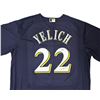 Image 2 : CHRISTIAN YELICH SIGNED MILWAUKEE BREWERS BASEBALL JERSEY (BECKETT COA)