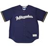 Image 3 : CHRISTIAN YELICH SIGNED MILWAUKEE BREWERS BASEBALL JERSEY (BECKETT COA)