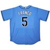 Image 1 : WANDER FRANCO SIGNED TAMPA BAY RAYS BASEBALL JERSEY (BECKETT COA)