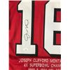 Image 2 : JOE MONTANA SIGNED SAN FRANCISCO 49ER CAREER STAT JERSEY (JSA COA)