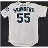 Image 1 : MICHAEL SAUNDERS SIGNED SEATTLE MARINERS JERSEY (BECKETT COA)
