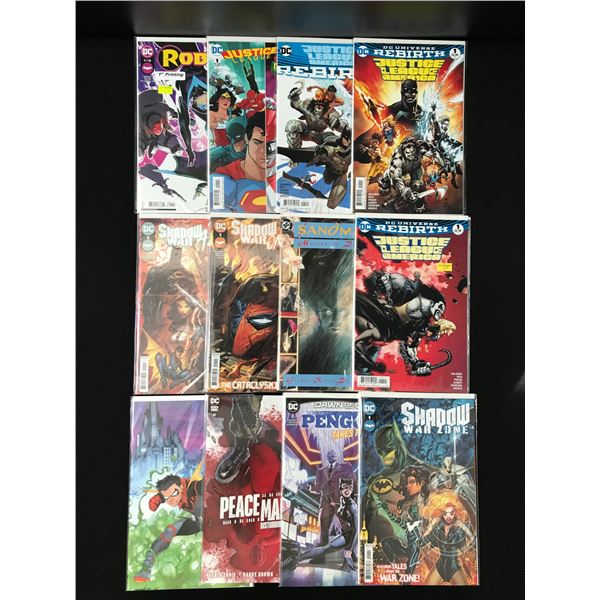 LOT OF 12 COMICS VARIOUS TITLES (DC COMICS)