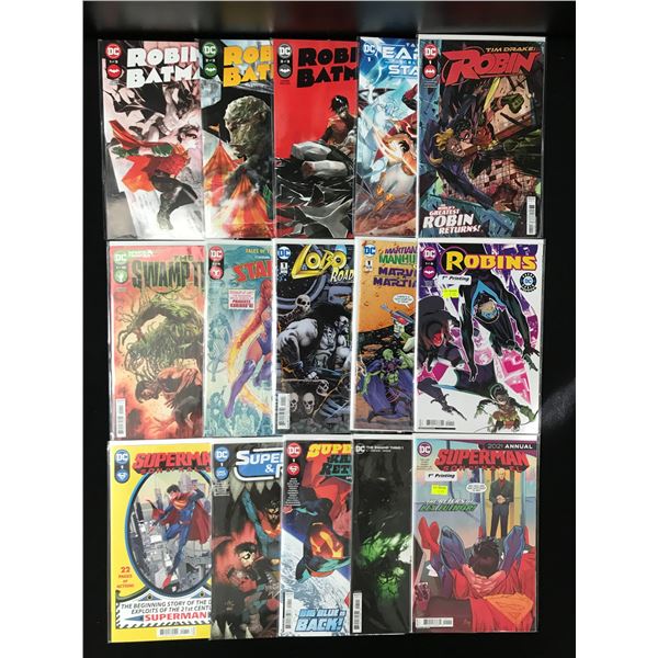 LOT OF 15 COMICS VARIOUS TITLES (DC COMICS)