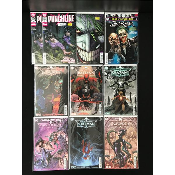 LOT OF10 JOKER AND KNIGHT TERRORS COMICS (DC COMICS)