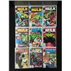 Image 1 : LOT OF 9 THE INCREDIBLE HULK COMICS (MARVEL COMICS)