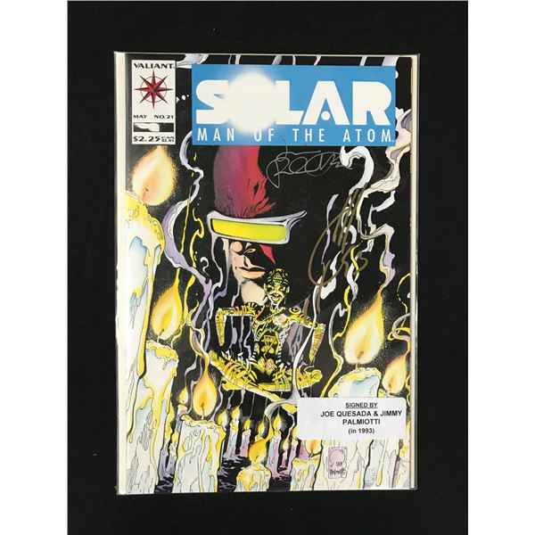 VALIANT COMICS NO.1 SOLAR MAN OF THE ATOM