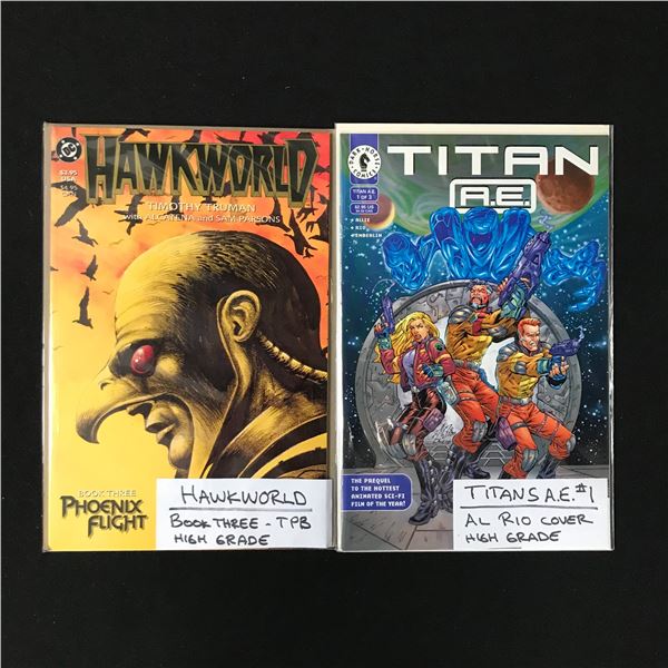 LOT OF 2 COMICS VARIOUS TITLES (DC AND INDI)