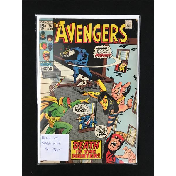 MARVEL COMI CS NO.74 THE AVENGERS