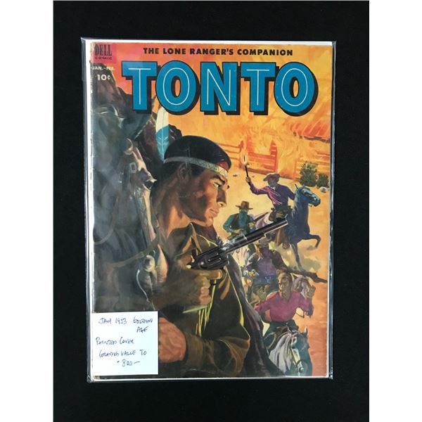 DELL COMICS TONTO THE LONE RANGERS COMPANION
