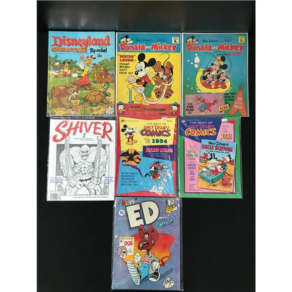 LOT OF 7 COMICS VARIOUS TITLES (INDI COMICS)