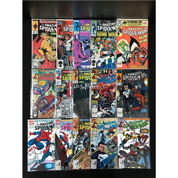 LOT OF 15 SPIDERMAN COMICS (MARVEL COMICS)