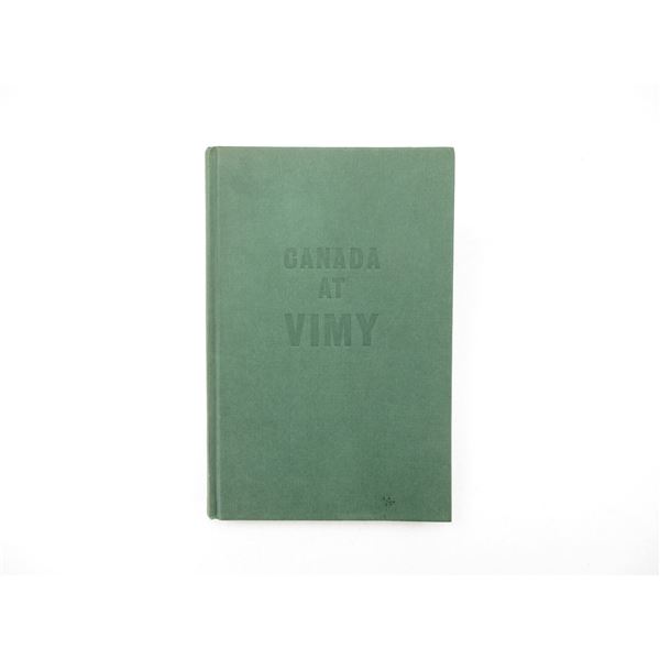"CANADA AT VIMY" BOOK