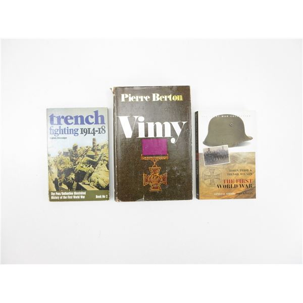 ASSORTED WWI MILITARY BOOK LOT