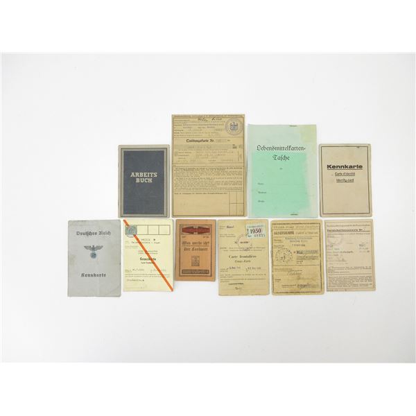 WWII GERMAN DOCUMENT LOT