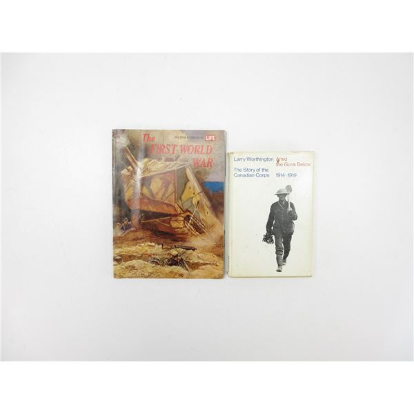 ASSORTED WWI MILITARY BOOK LOT