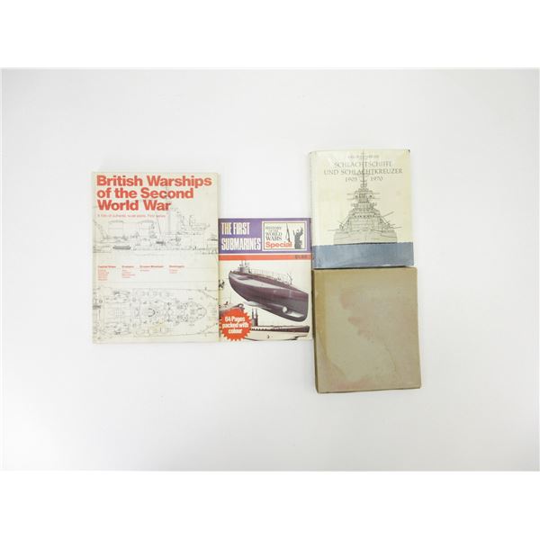 ASSORTED MILITARY WARSHIPS BOOK LOT