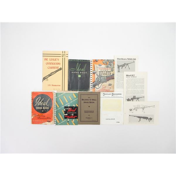 ASSORTED RELOADING BOOK, ETC. LOT