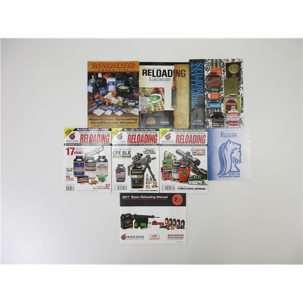 ASSORTED RELOADING, ETC. BOOK LOT