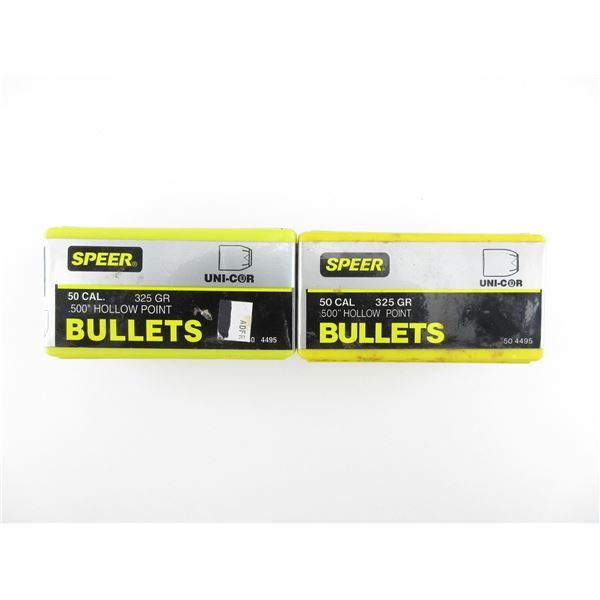 SPEER .50 CALIBER BULLETS LOT