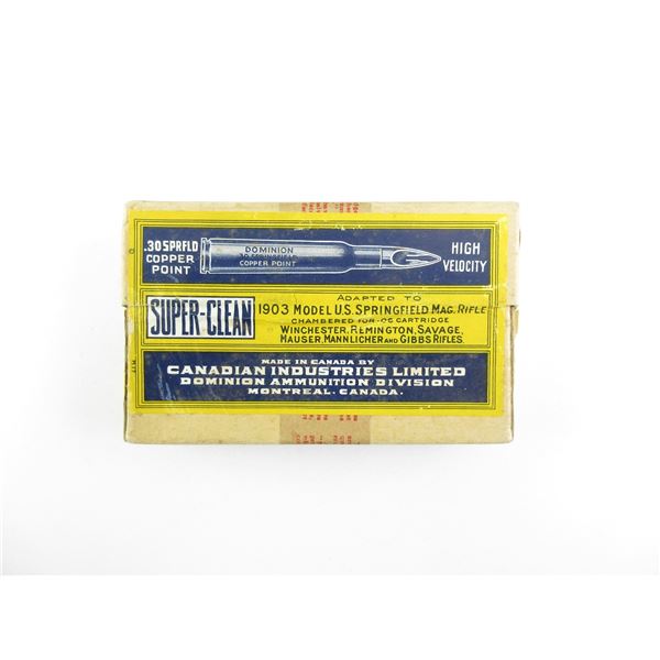 COLLECTIBLE CIL .30 SPRFLD AMMO LOT