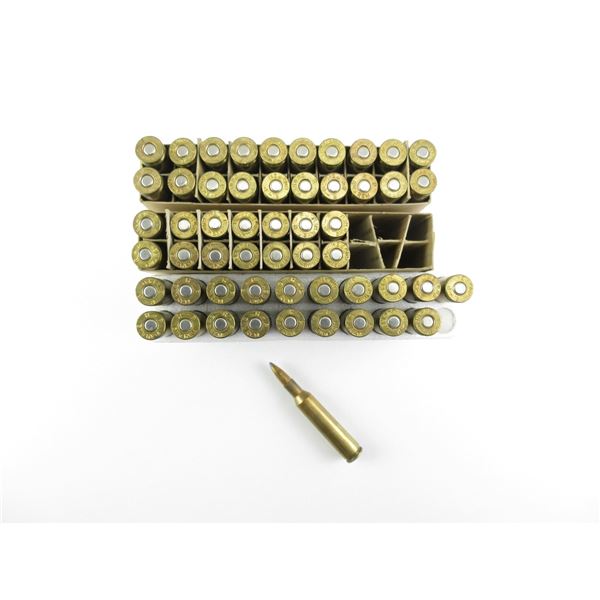 RELOADED ASSORTED 6MM REM AMMO LOT