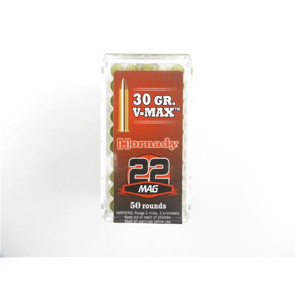 HORNADY .22 MAGNUM AMMO LOT
