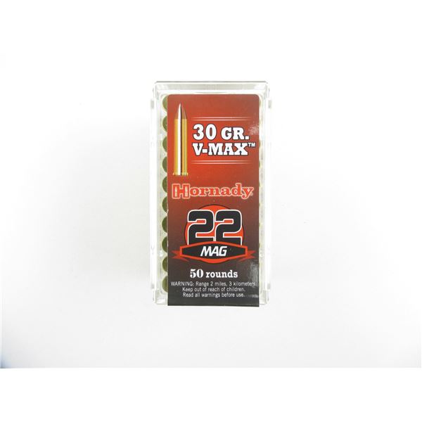 HORNADY .22 MAGNUM AMMO LOT