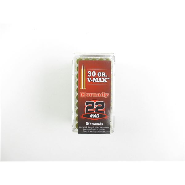 HORNADY .22 MAGNUM AMMO LOT