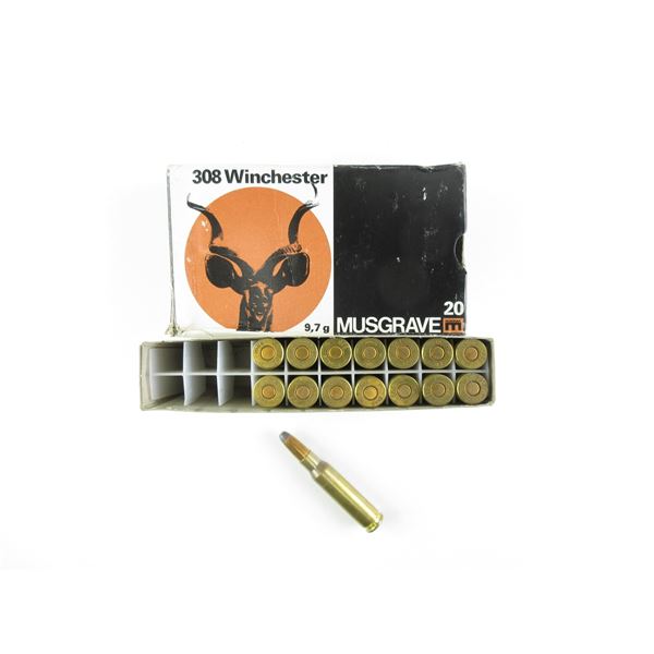 MUSGRAVE .308 WIN AMMO LOT