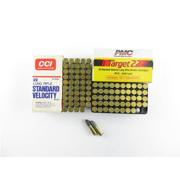 ASSORTED .22 LR AMMO LOT