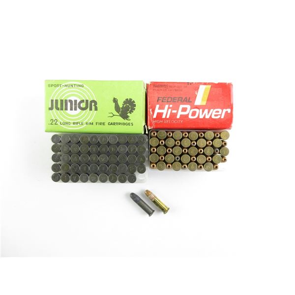 ASSORTED .22 LR AMMO LOT