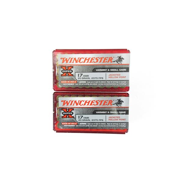 WINCHESTER .17 HMR AMMO LOT