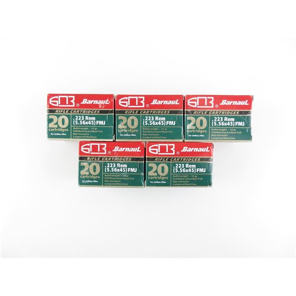 BARNAUL .223 REM AMMO LOT